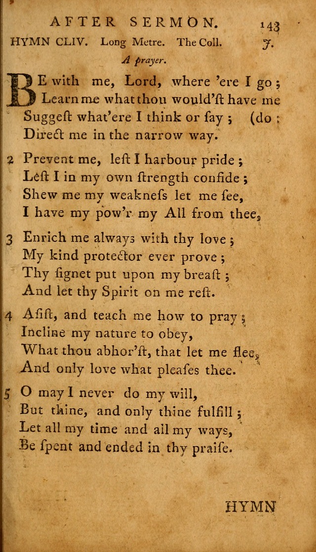 A Selection of Psalms and Hymns: done under the appointment of  the Philadelphian Association page 143