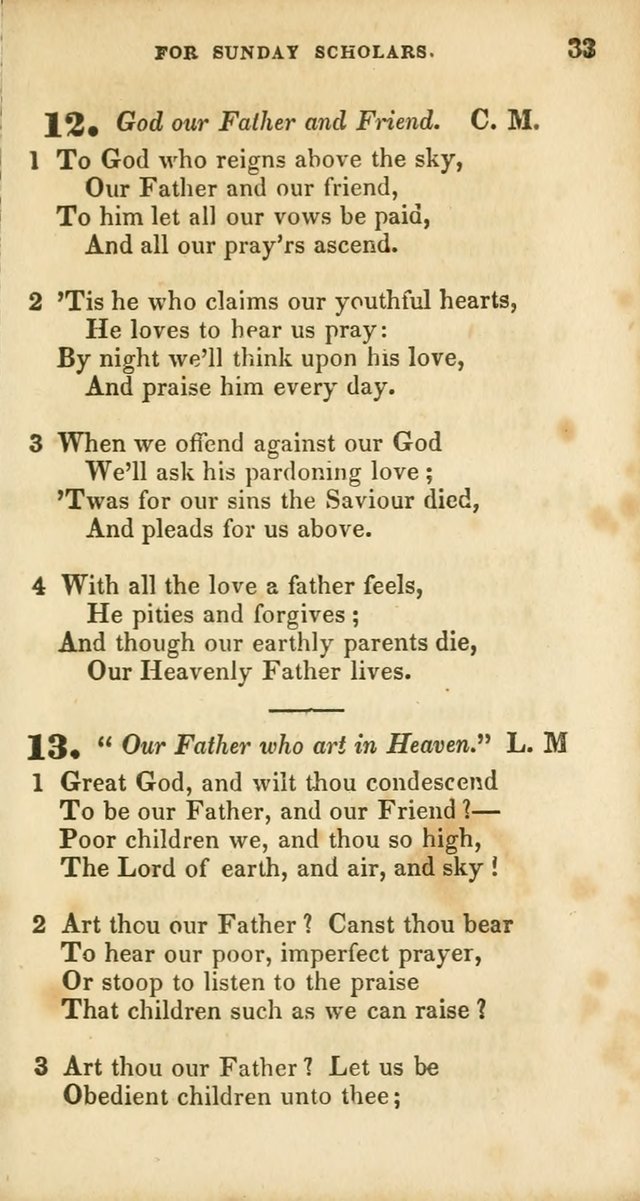 A Selection of Psalms and Hymns, for the use of Sunday Schools page 33