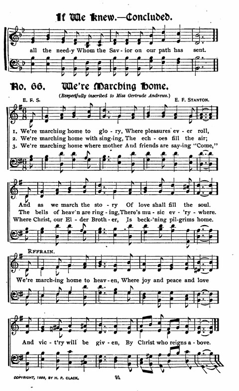 Songs and Praises: for Revivals, Sunday Schools, Singing Schools, and General Church Work page 75
