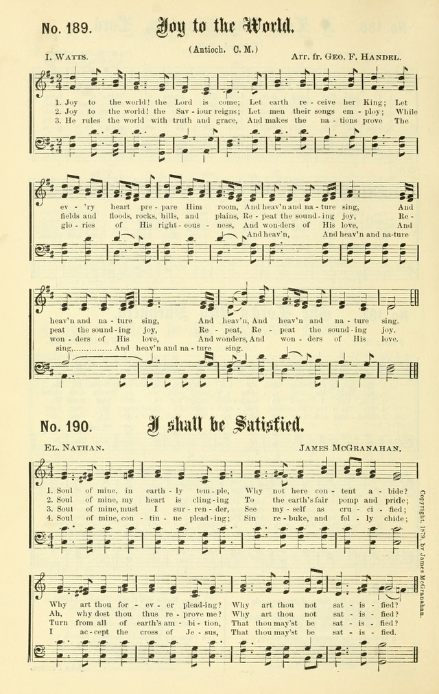 Sacred Songs No. 1: compiled and arranged for use in gospel meetings, Sunday schools, prayer meetings and other religious services page 174