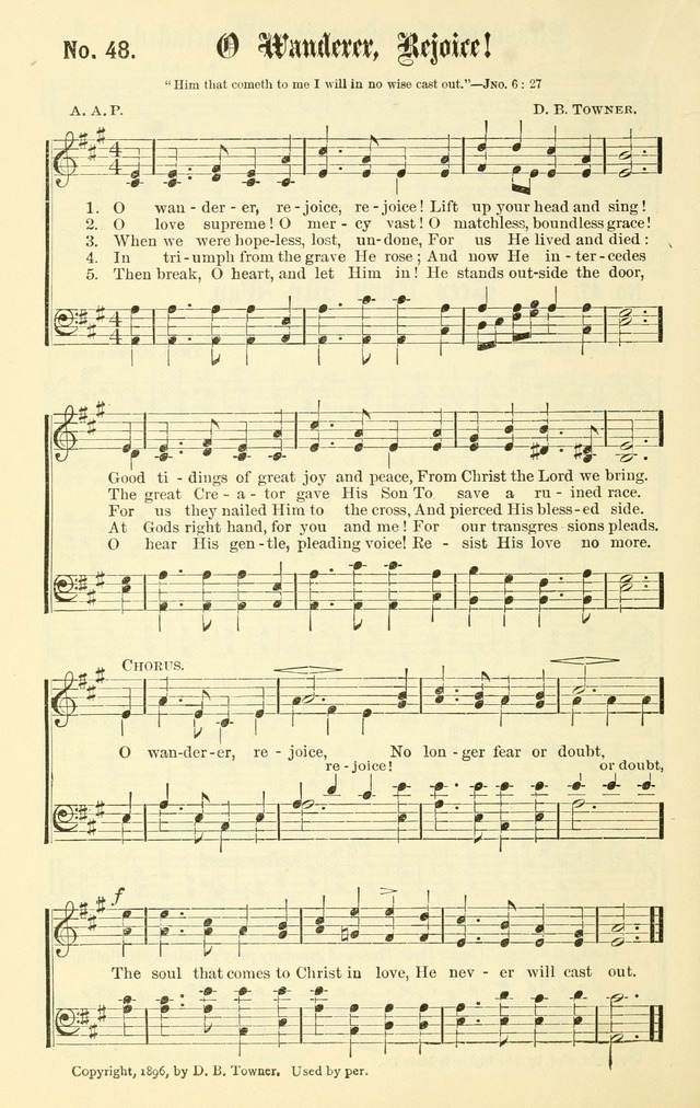 Sacred Songs No. 1: compiled and arranged for use in gospel meetings, Sunday schools, prayer meetings and other religious services page 48
