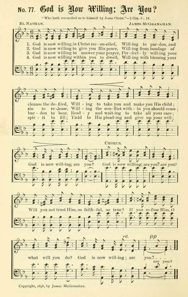 Sacred Songs No. 1: compiled and arranged for use in gospel meetings, Sunday schools, prayer meetings and other religious services page 78