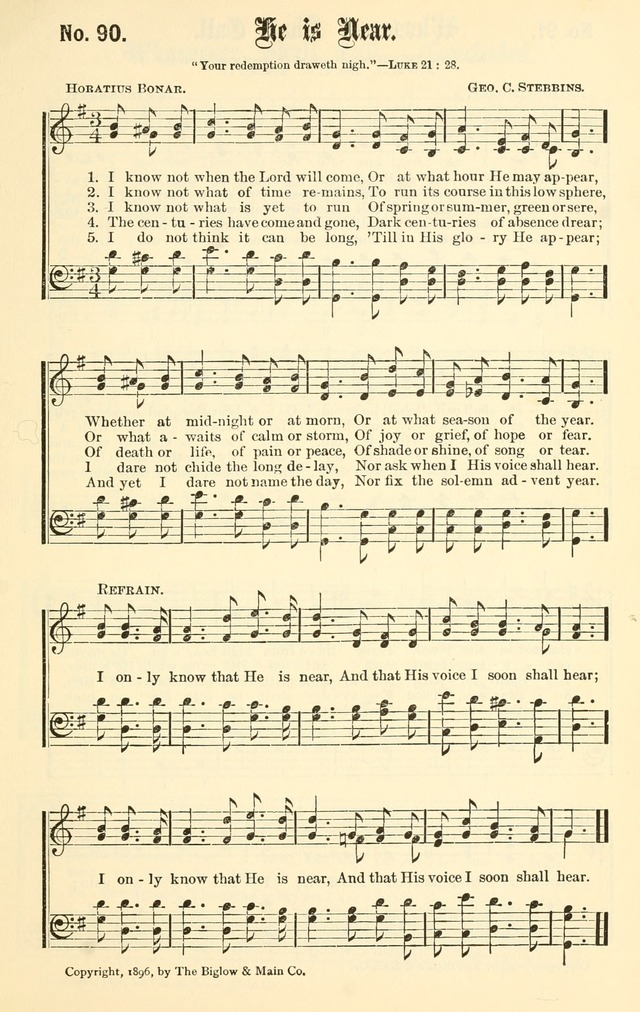 Sacred Songs No. 1: compiled and arranged for use in gospel meetings, Sunday schools, prayer meetings and other religious services page 91