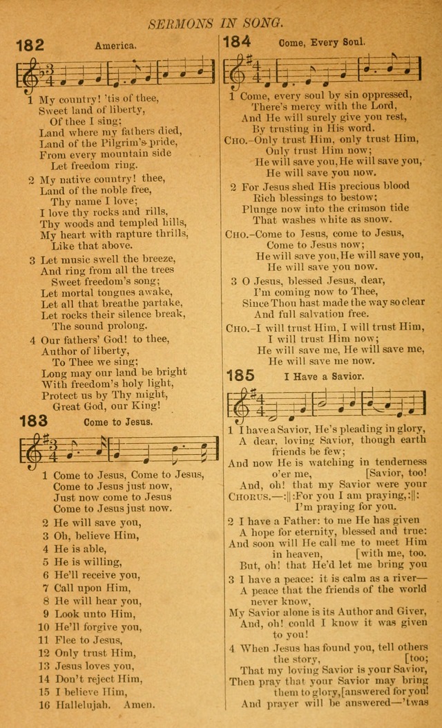 Sermons in Song: for use in Gospel meetings and other religious services page 185