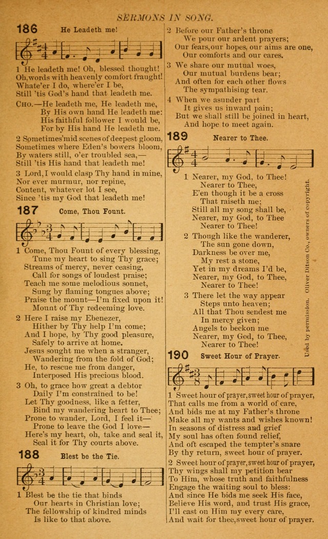 Sermons in Song: for use in Gospel meetings and other religious services page 186