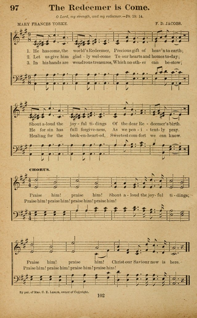 The Seed Sower: a collection of songs for Sunday schools and gospel meetings page 102