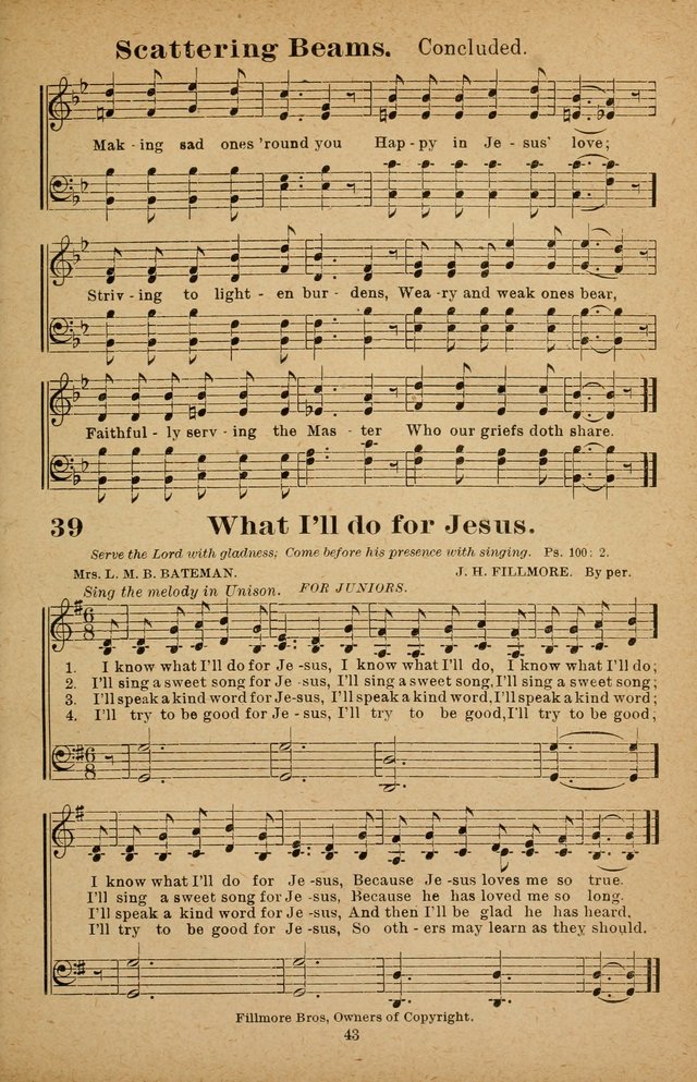 The Seed Sower: a collection of songs for Sunday schools and gospel meetings page 43