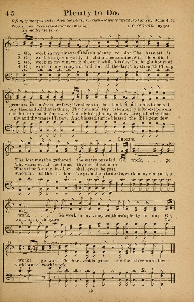 The Seed Sower: a collection of songs for Sunday schools and gospel meetings page 49