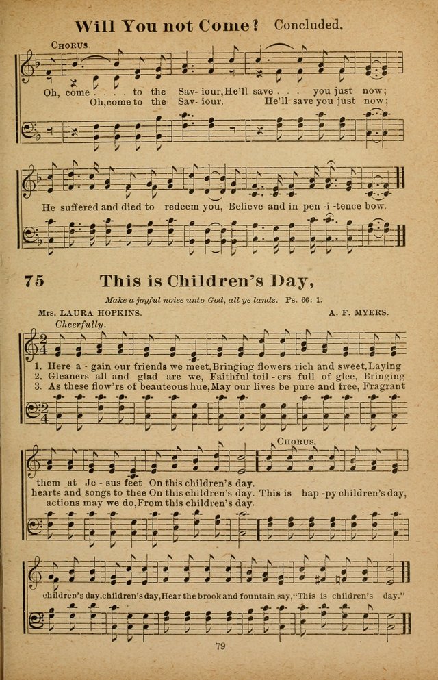 The Seed Sower: a collection of songs for Sunday schools and gospel meetings page 79
