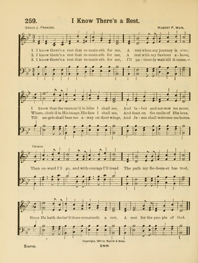 Select Songs No. 2: for the singing service in the prayer meeting; Sunday school; Christian Endeavor meetings page 188