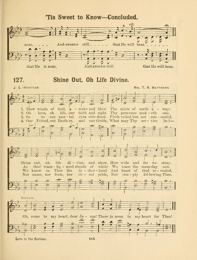 Select Songs No. 2: for the singing service in the prayer meeting; Sunday school; Christian Endeavor meetings page 95