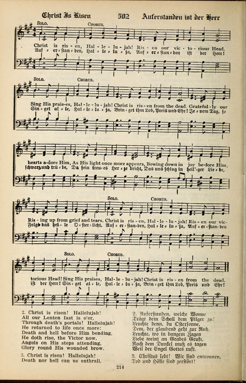 The Selah Song Book (Das Sela Gesangbuch) (2nd ed) page 212