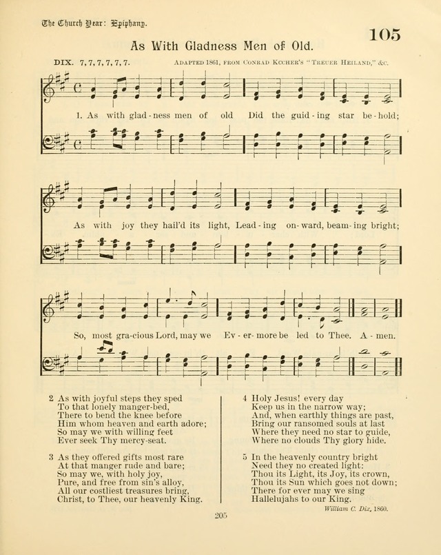 Sunday-School Book: with music: for the use of the Evangelical Lutheran congregations (Rev. and Enl.) page 207