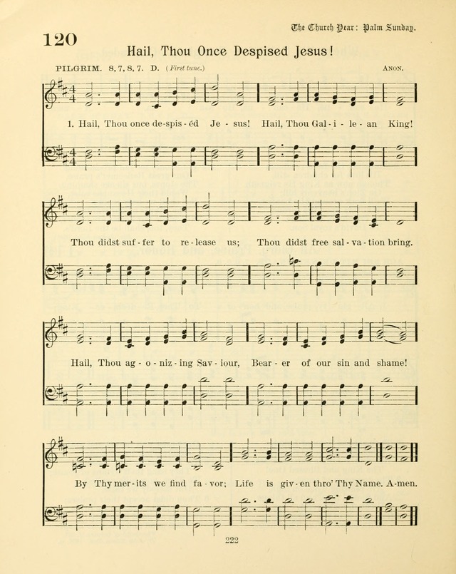 Sunday-School Book: with music: for the use of the Evangelical Lutheran congregations (Rev. and Enl.) page 224