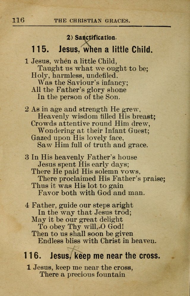 Sunday School Book: containing liturgy and hymns for the Sunday School (Rev. and Enl. Ed.) page 118