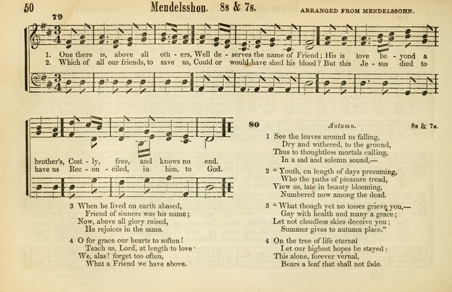 The Sabbath School: a complete collection of hymns and tunes for Sabbath schools, families, and social gatherings page 50