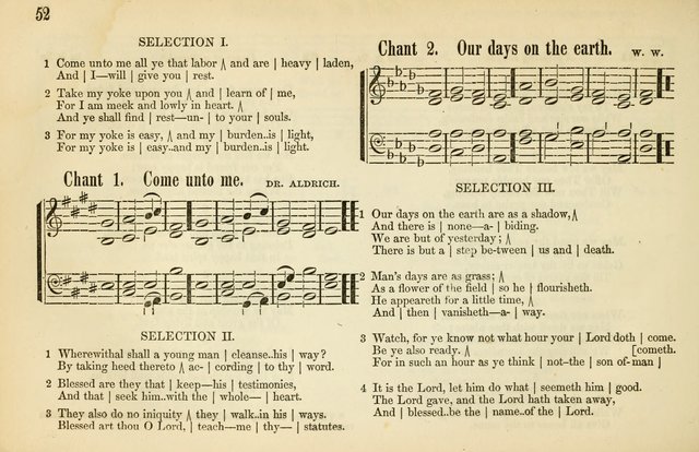 The Sabbath School: a complete collection of hymns and tunes for Sabbath schools, families, and social gatherings page 52