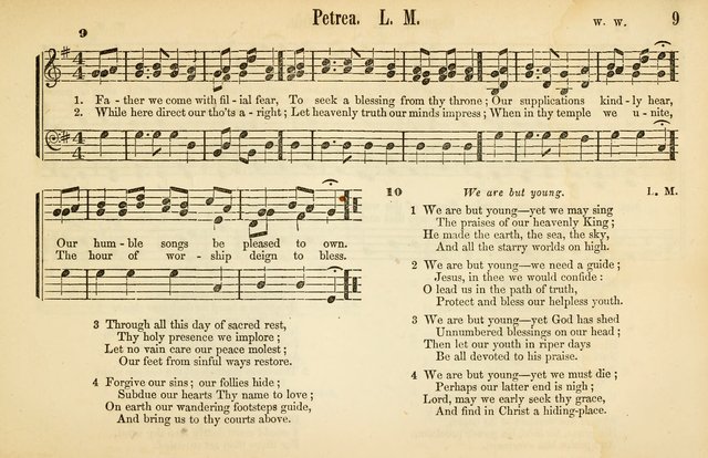 The Sabbath School: a complete collection of hymns and tunes for Sabbath schools, families, and social gatherings page 9