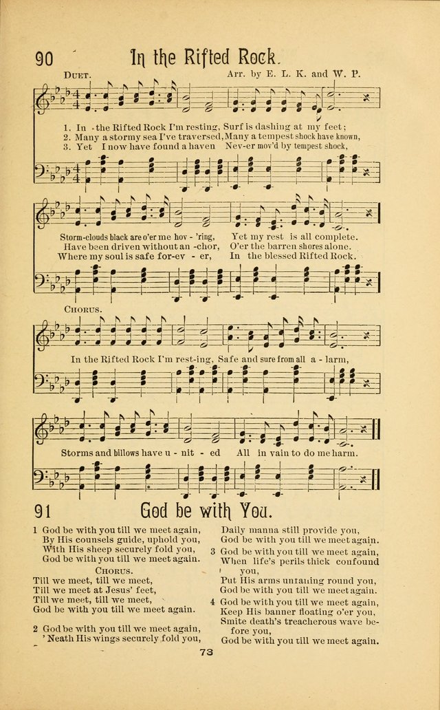 Songs and Solos used by the Christian Crusaders: in their Special Soul-Saving Work: and adapted for the church, grove, school, choir, and home page 72