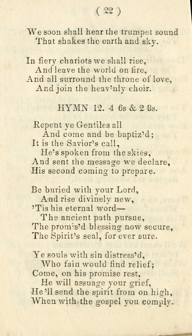 A Small Selection of Choice Hymns for the Church of Jesus Christ of       Latter Day Saints page 28