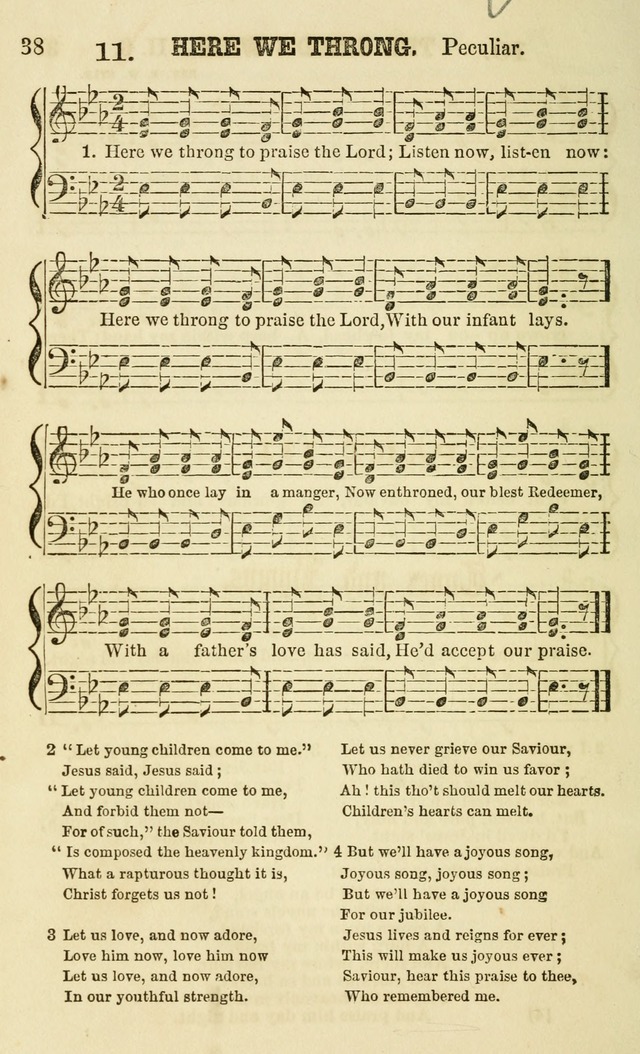 The Sunday School Chant and Tune Book: a collection of canticles, hymns and carols for the Sunday schools of the Episcopal Church page 38