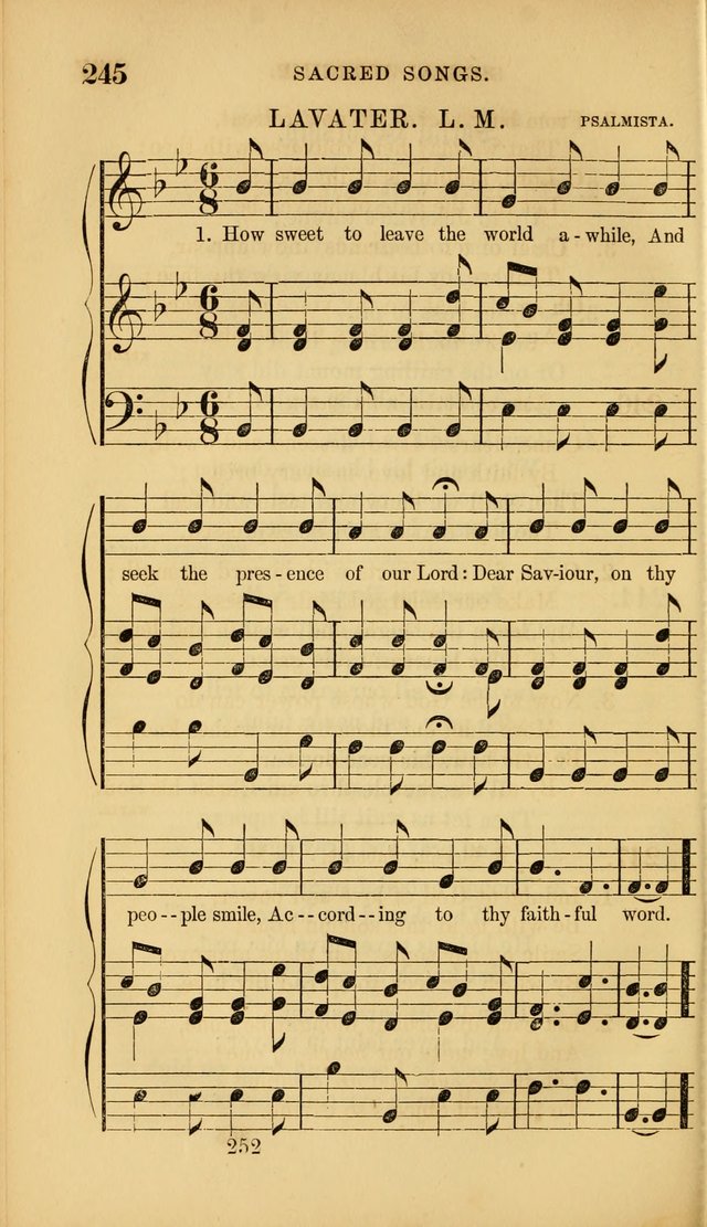 Sacred Songs for Family and Social Worship: comprising the most approved spiritual hymns with chaste and popular tunes ( New ed. rev. and enl.) page 254
