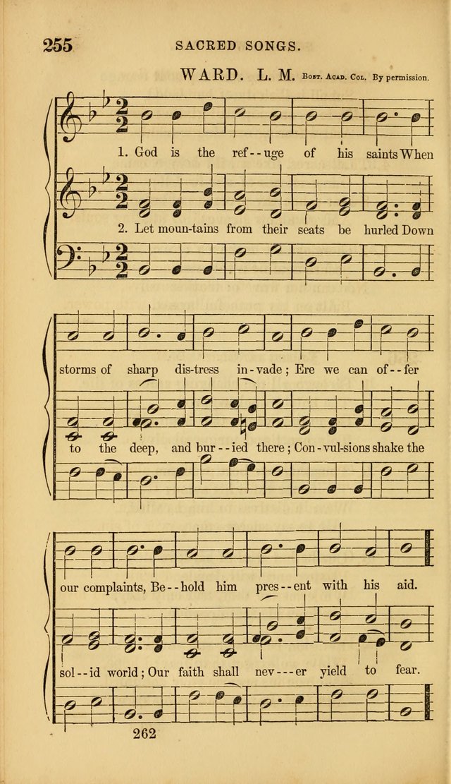 Sacred Songs for Family and Social Worship: comprising the most approved spiritual hymns with chaste and popular tunes ( New ed. rev. and enl.) page 264