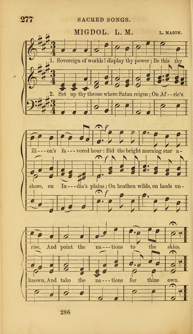 Sacred Songs for Family and Social Worship: comprising the most approved spiritual hymns with chaste and popular tunes ( New ed. rev. and enl.) page 288