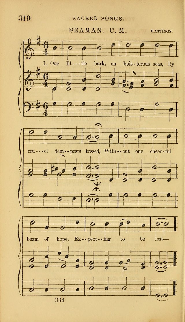 Sacred Songs for Family and Social Worship: comprising the most approved spiritual hymns with chaste and popular tunes ( New ed. rev. and enl.) page 336