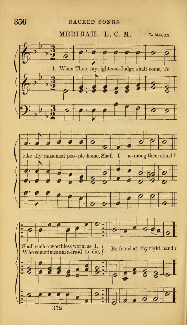 Sacred Songs for Family and Social Worship: comprising the most approved spiritual hymns with chaste and popular tunes ( New ed. rev. and enl.) page 374