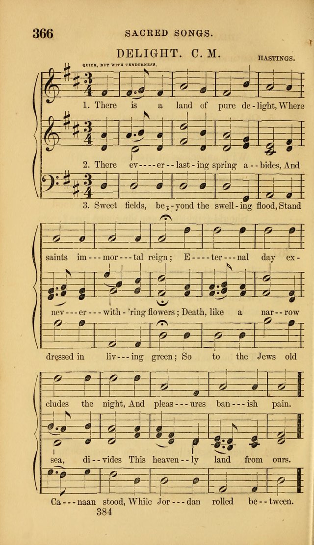 Sacred Songs for Family and Social Worship: comprising the most approved spiritual hymns with chaste and popular tunes ( New ed. rev. and enl.) page 386