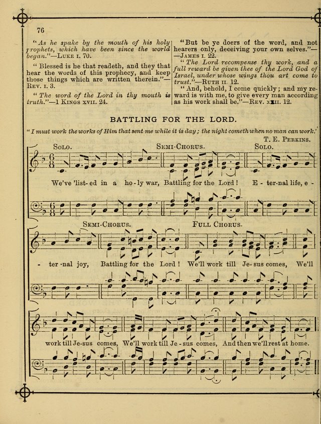 Song Sermons for General Use and Special Services page 76