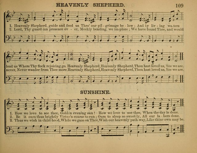 The Sunday School Hymnal: a collection of hymns and music for use in Sunday school services and social meetings page 109