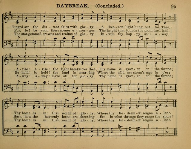 The Sunday School Hymnal: a collection of hymns and music for use in Sunday school services and social meetings page 95