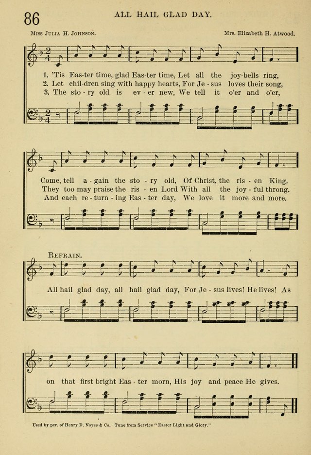The Sunday School Hymnal: with offices of devotion page 109