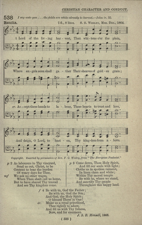 The Sunday School Hymnary: a twentieth century hymnal for young people (4th ed.) page 534
