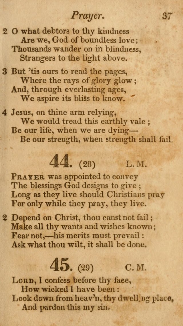 Sunday School Hymn Book. (19th ed) page 37