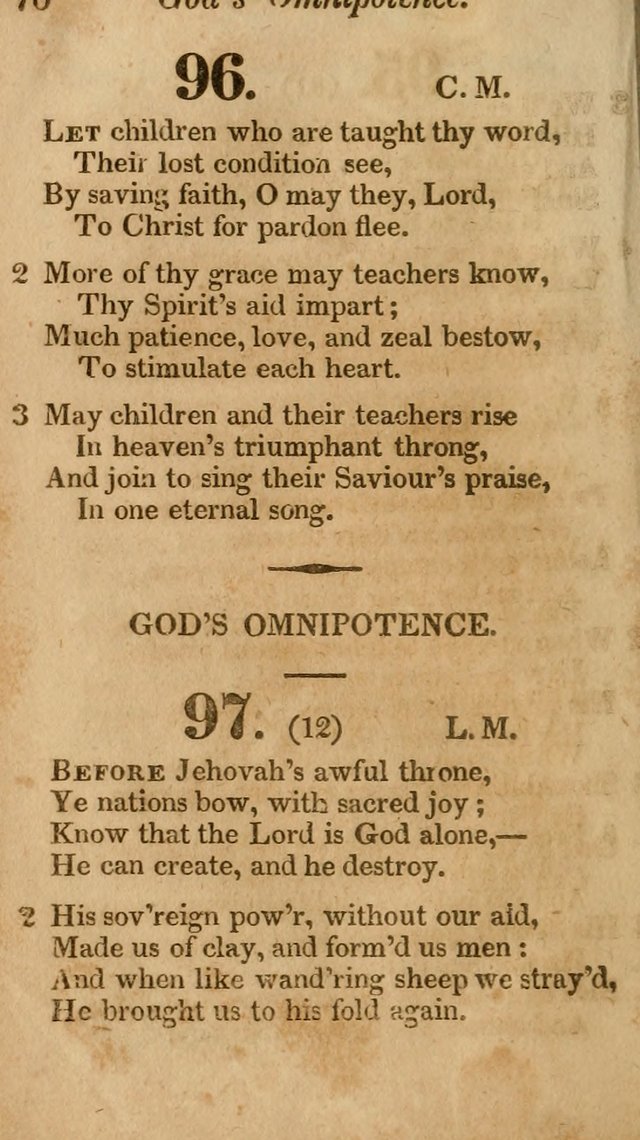 Sunday School Hymn Book. (19th ed) page 70