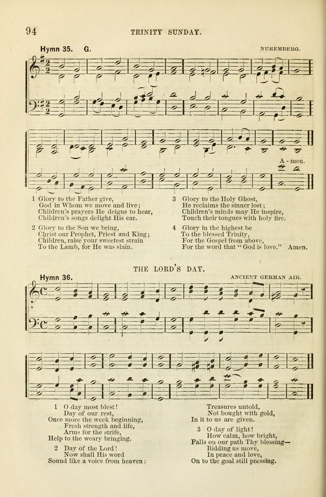 The Sunday School Hymnal  page 96