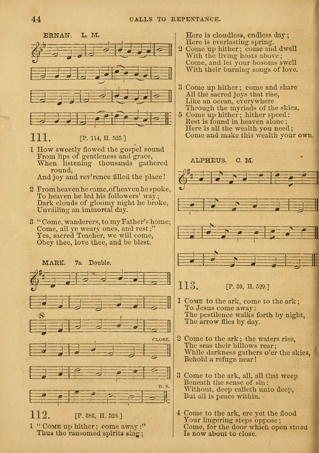 The Sabbath School Hymn and Tune Book: selected from the Sabbath hymn and tune book page 48