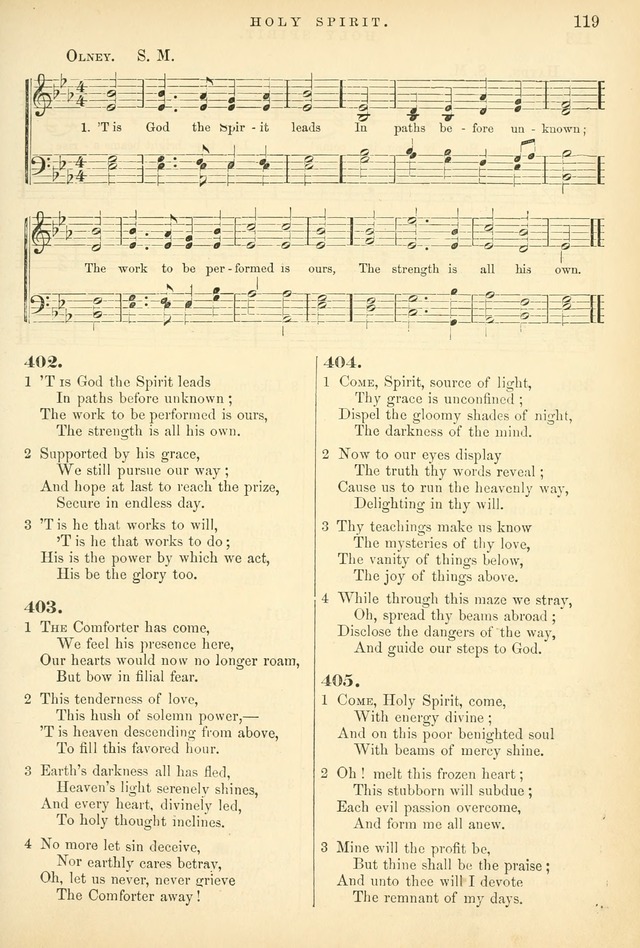 Songs for the Sanctuary: or hymns and tunes for Christian worship page 119