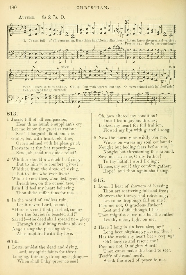 Songs for the Sanctuary: or hymns and tunes for Christian worship page 180