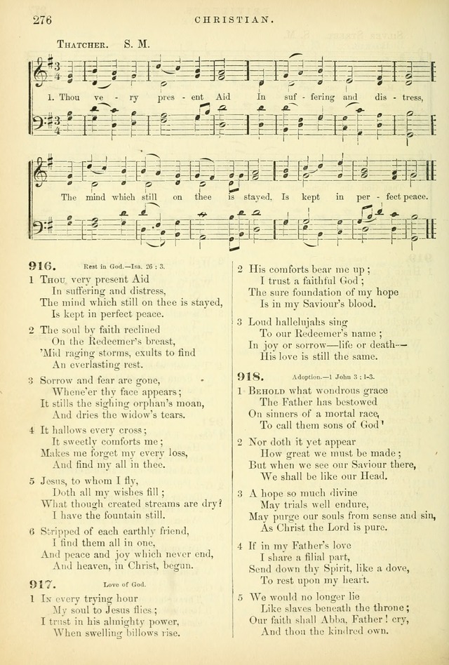 Songs for the Sanctuary: or hymns and tunes for Christian worship page 276