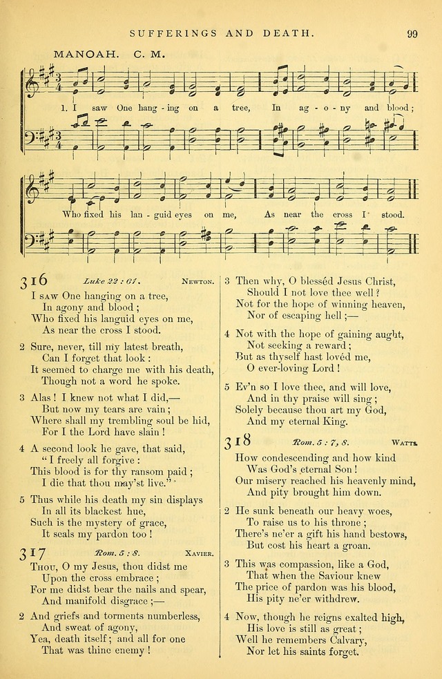 Songs for the Sanctuary: or hymns and tunes for Christian Worship page 100