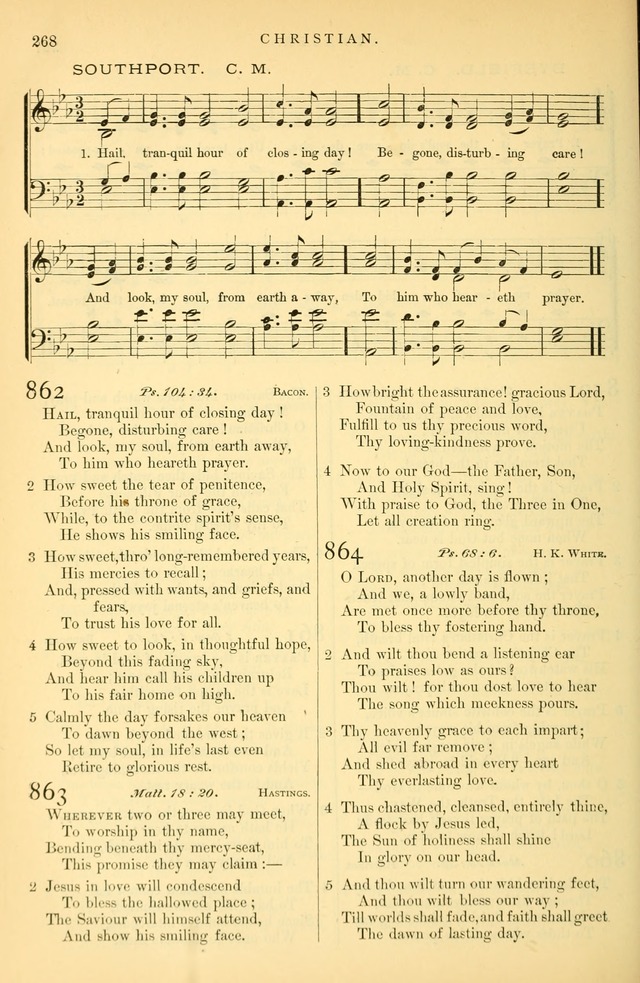 Songs for the Sanctuary: or hymns and tunes for Christian Worship page 269