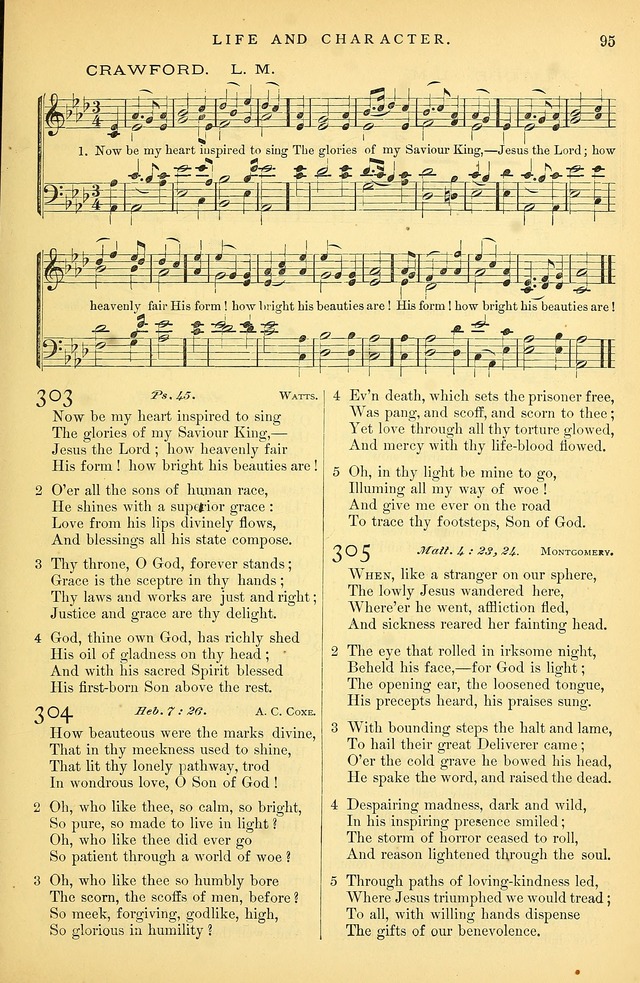 Songs for the Sanctuary: or hymns and tunes for Christian Worship page 96