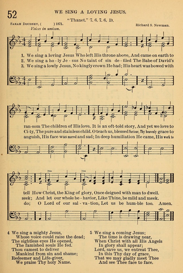 The Sunday School Hymnal: with offices of devotion page 47