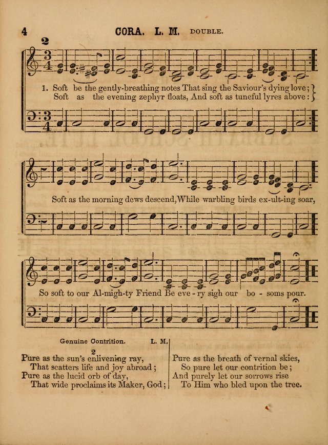 The Sabbath School Lute: a selection of hymns and appropriate melodies, adapted to the wants of Sabbath schools, families and social meetings page 4