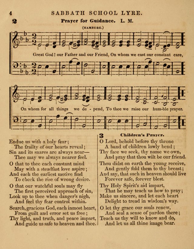 The Sabbath School Lyre: a collection of hymns and music, original and selected, for general use in sabbath schools page 4