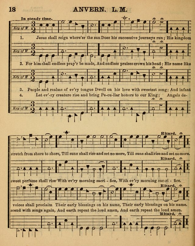 The Sabbath School Minstrel: being a collection of the most popular hymns and tunes, together with a great variety of the best anniversary pieces. The whole forming a complete manual ... page 18